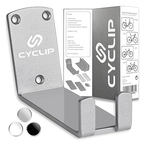 HAC24 Fahrrad Wandhalterung mit Pedalaufhängung Fahrradhalter Wandhalter Fahrradaufhängung Fahrradhalterung