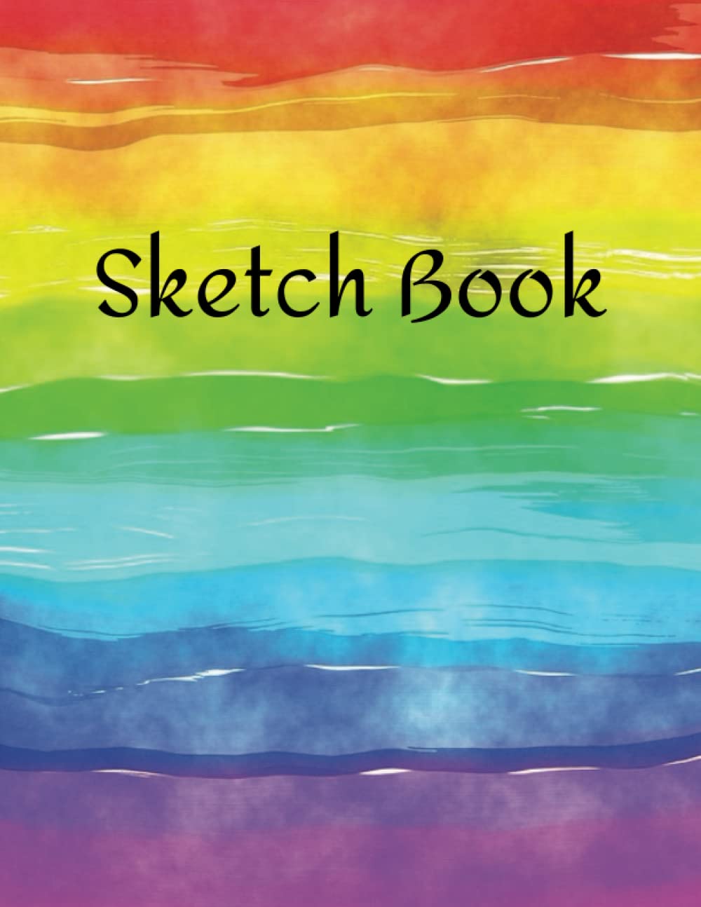 Sketch Book - Rainbow - Artists, Doodling, Sketching, Drawing, Writing - Great gift! 120 pages, 8.5 x 11
