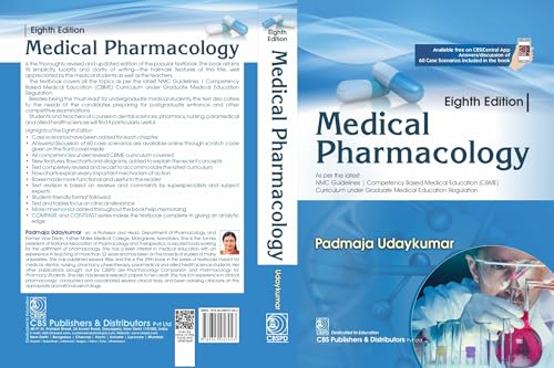 Image of Medical Pharmacology 8ed. | As per the latest NMC Guidelines - 2025 | ISBN - 9789349057043