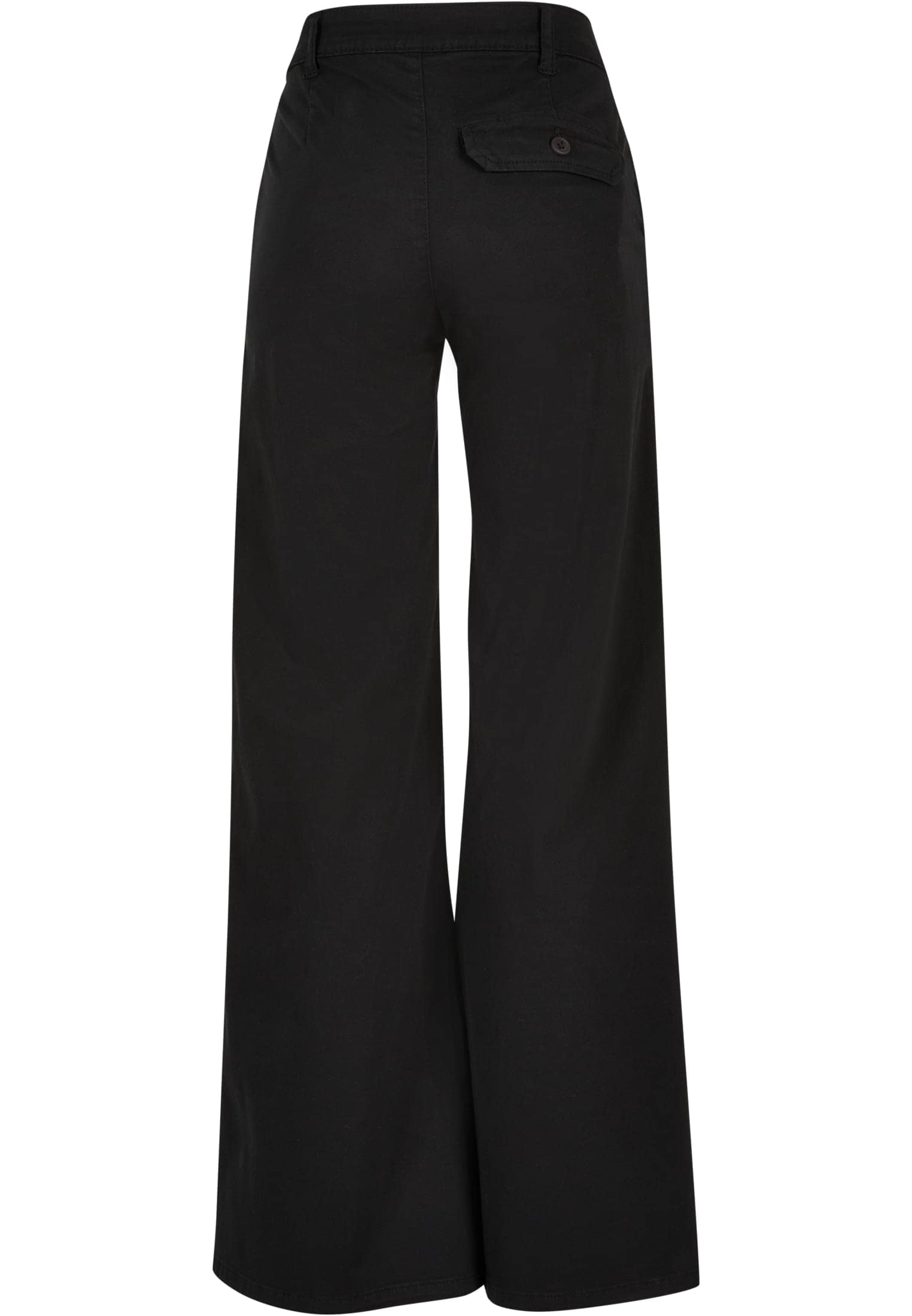 Urban Classics Damen Ladies High Waist Wide Leg Chino Pants