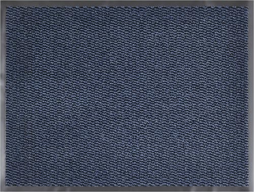 andiamo Felpudo de Polipropileno para Interiores y Exteriores, 120 x 180 cm, Color Azul, 5 mm de Altura, 294593