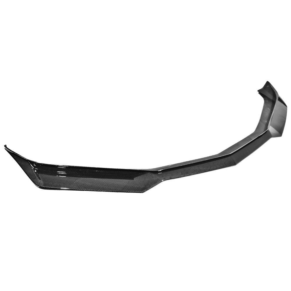 IKON MOTORSPORTS, Front Bumper Lip Compatible With 2016-2024 Chevrolet Camaro, 1LE Style Carbon Fiber Print Front Lip Finisher Under Chin Spoiler