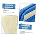 DECHOUS 2-Piece Set of Handle Sponge Brush Scrub Pad for Tile Tub and Shower Cleaning Bathroom Brush