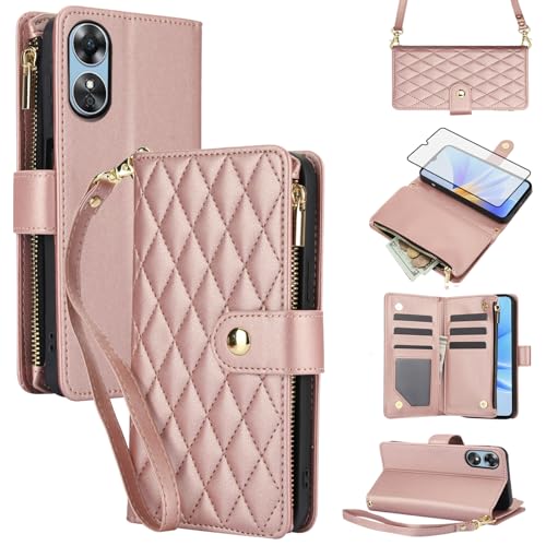 Coque OPPO A17k avec porte-cartes pour libérer vos mains lors de vos sorties