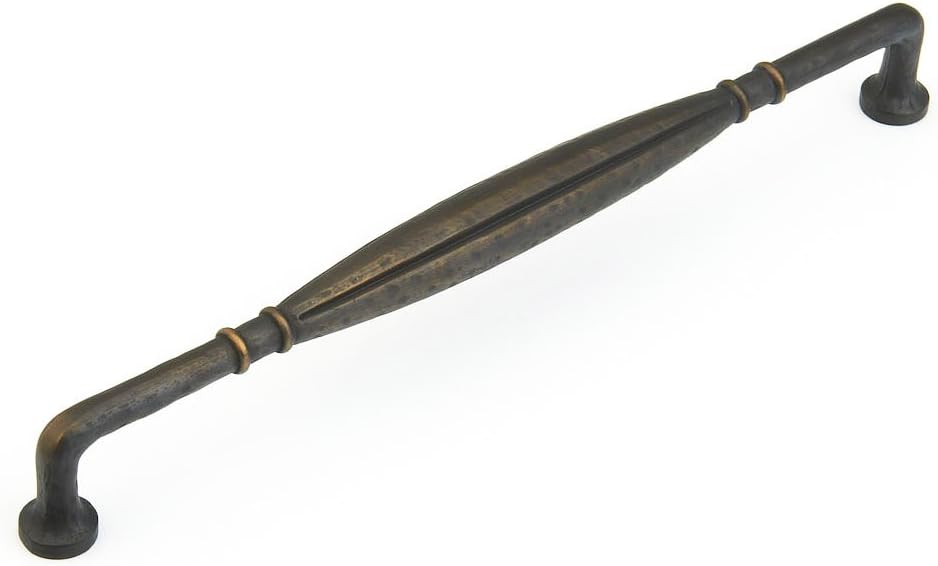 Schaub Siena Collection 12 in. (305mm) Appliance Pull, Ancient Bronze - 257-ABZ