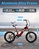 PUCKIPUPPY Corgi Electric Bike for Adults 960W, 48V 20Ah Battery Ebike, New Longitudinal Suspension Ebike, 20'' Fat Tire Full Suspension Mountain E Bike, 28MPH & 80Miles Range, Display, 7 Speed #5
