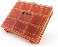 Vista 1 de Homak 6-1/4 pulgadas x 8 pulgadas caja de almacenamiento de plástico, corto, HA01086175