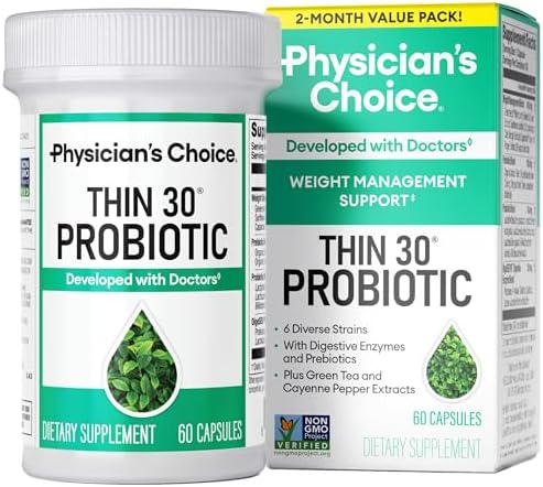 Physician's CHOICE Probiotics for Weight Management & Bloating, 60ct
