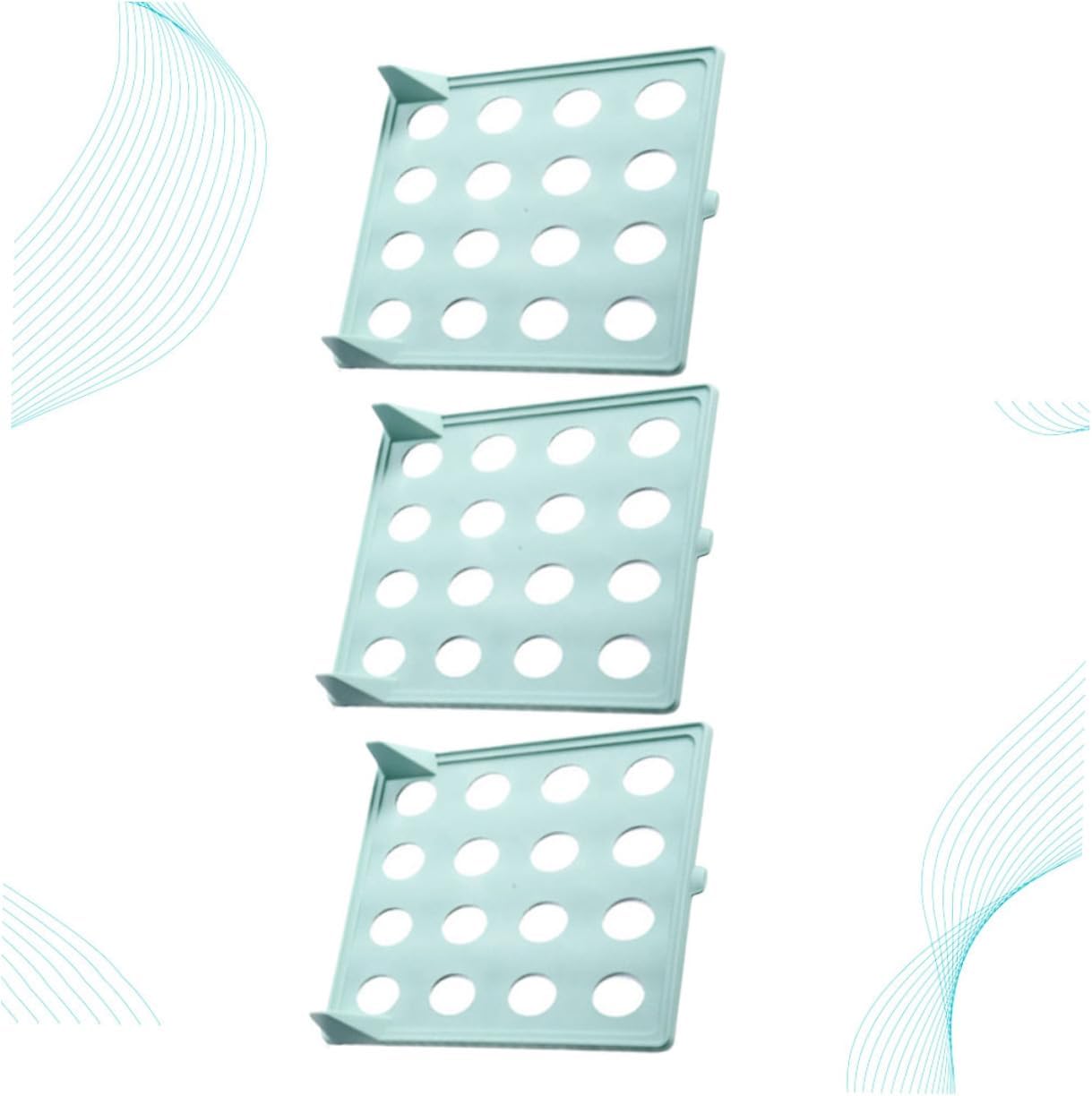 OUNONA 3pcs Garment Folding Board Plastic T Shirt Pants Organizer for Efficient Clothes Wrinkle Design Space Saving for