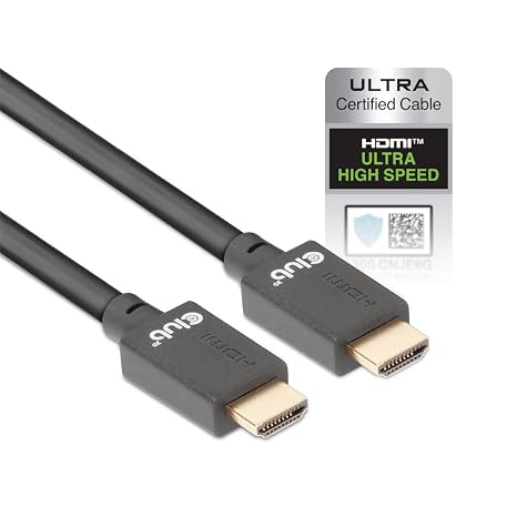 Club 3D CAC-1375 Ultra High Speed HDMI 2.1 Certified Cable 4K 120Hz 8K 60Hz M/M 5m - 16.6ft