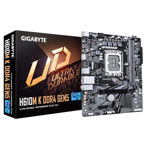 Amazon | GIGABYTE H610M K DDR4 GEN5 Micro-ATXマザーボード MB7017