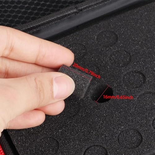 OUKENS Essential Oil Case, For 1-3ml Bottles 30 Holes Essential Oil Holder Traveling Carrying Case Storage Box, Essential Oil Case for Travel Storage Organizer Bag by OUKENS - Used condition - Image 5