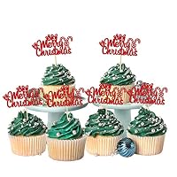 Lot 24 Toppers Cupcakes Cerf Noël Pailleté – Déco Gâteau Anniversaire, Noël, Chasse, Baby Shower Marron