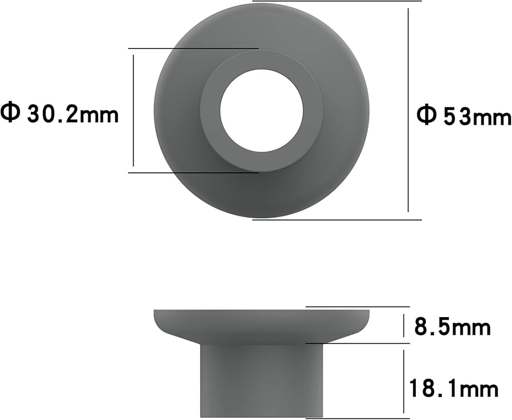 BoLuo Base In Silicone Antiscivolo Per HomePod Mini / HomePod - Supporto Da Tavolo Tondo Nero