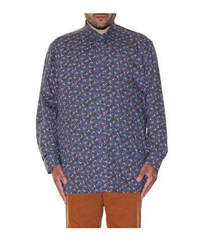 Maxfort Camicia CALIBRATA Uomo Taglie Forti Nero