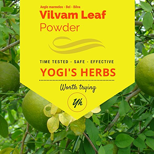Yogis Herbs Premium Vilvam Leaf Powder (Aegle Marmelos/Bael/Bilva) 1 Lb Fresh & Pure 16.0 Ounce (Pack Of 1) Green #TOP4