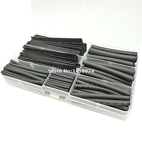 Kit De Gaine Thermorétractable 55 Mètres - 11 Tailles, Multi-couleurs, Pour Câbles électriques