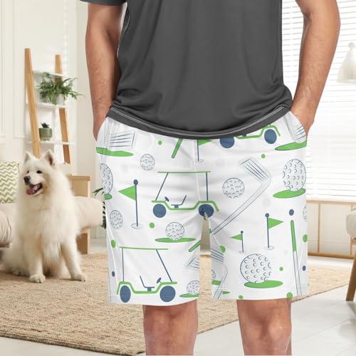 visesunny Men's Pajama Shorts Soft Sleep Shorts for Men Lounge Bottoms Wear pants Sleepwear with Pocket2