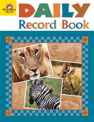 Daily Record Book: Safari Edition