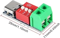 VOANZO USB-C PD Trigger Board gyorstöltéshez 5V-20V Power Delivery modul 7