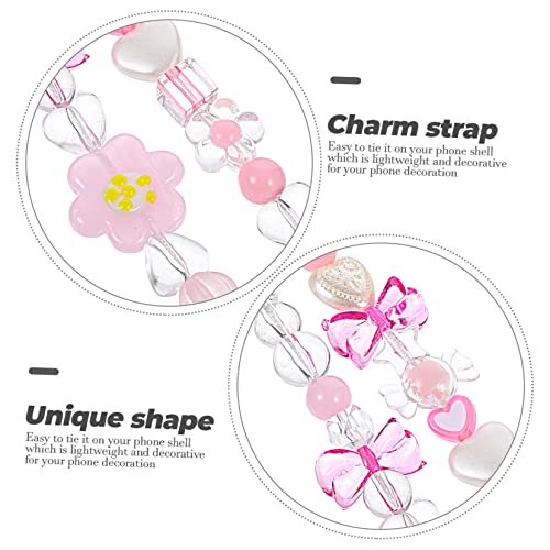 OSALADI 8 Peças De Alças Para Telefone Celular Pulseira De Telefone Com Contas Cordão De Telefone Co