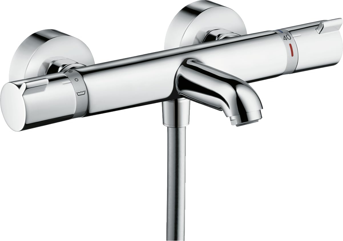 Hansgrohe Ecostat Comfort 13114000 Surface-Mounted Bath Thermostat Tap Chrome by Hansgrohe