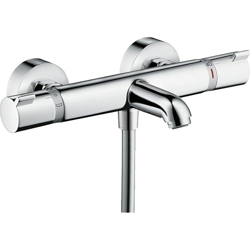 Hansgrohe Ecostat Comfort 13114000 Surface-Mounted Bath Thermostat Tap Chrome by Hansgrohe