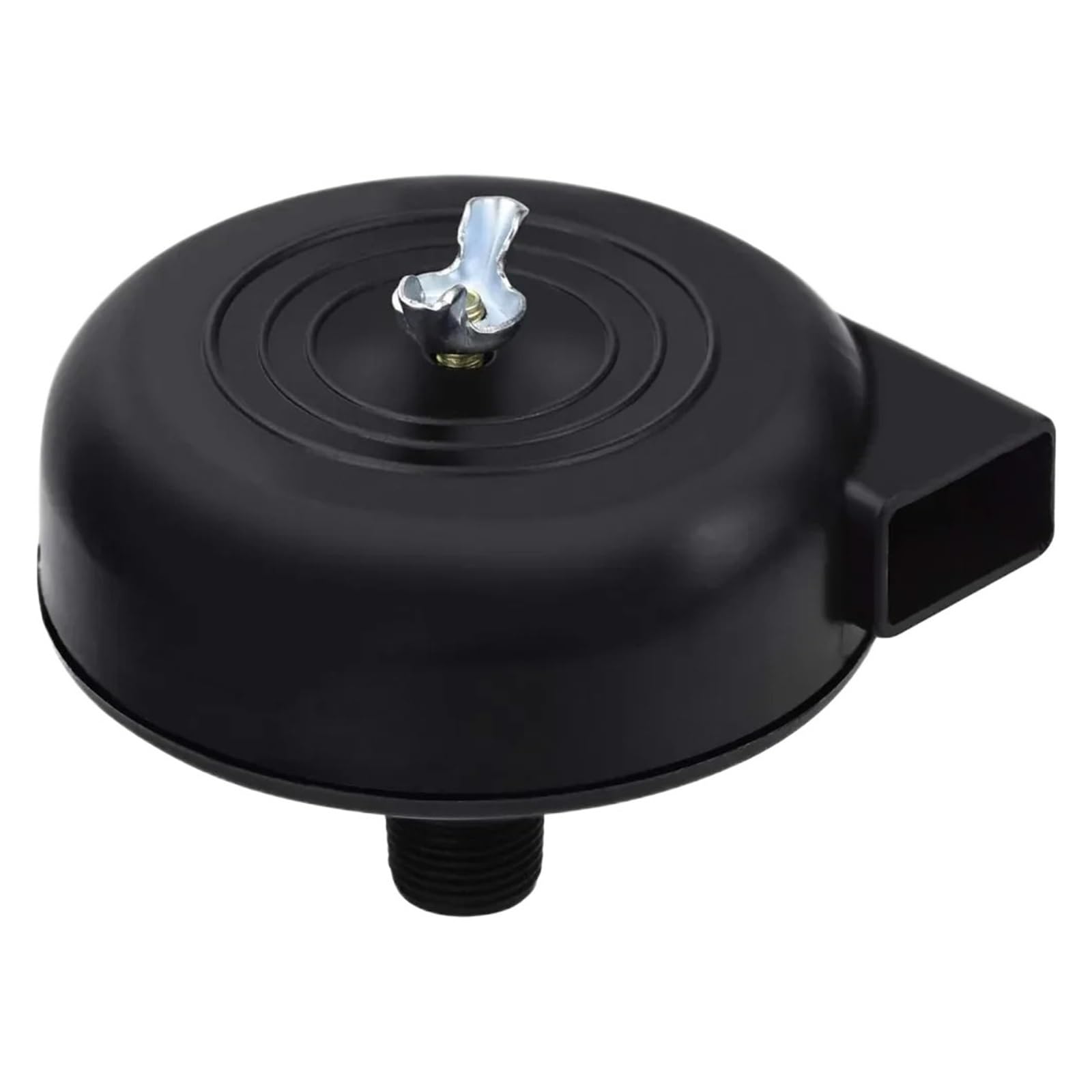Wenwendianzi 1Pcs-Black Air Compressor Black Muffler Filter External Thread 3/8Pt 16Mm