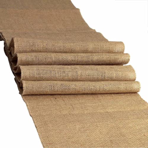Sedona Designz 100% Natural Burlap Table Runner – Rustic Jute Runner with Serged Edges – Odor-Free – Farmhouse Wedding & Event Décor - 12" x 144" by Sedona Designz, Inc. - Used condition - US$12.45