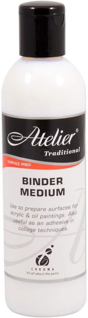 Chroma Atelier Binder Medium, 8 oz bottle