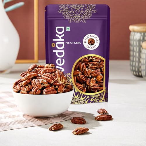 Image of Amazon Brand - Vedaka Premium Pecan Nuts, 250G | Crunchy Nuts, Rich In Protein & Fibre