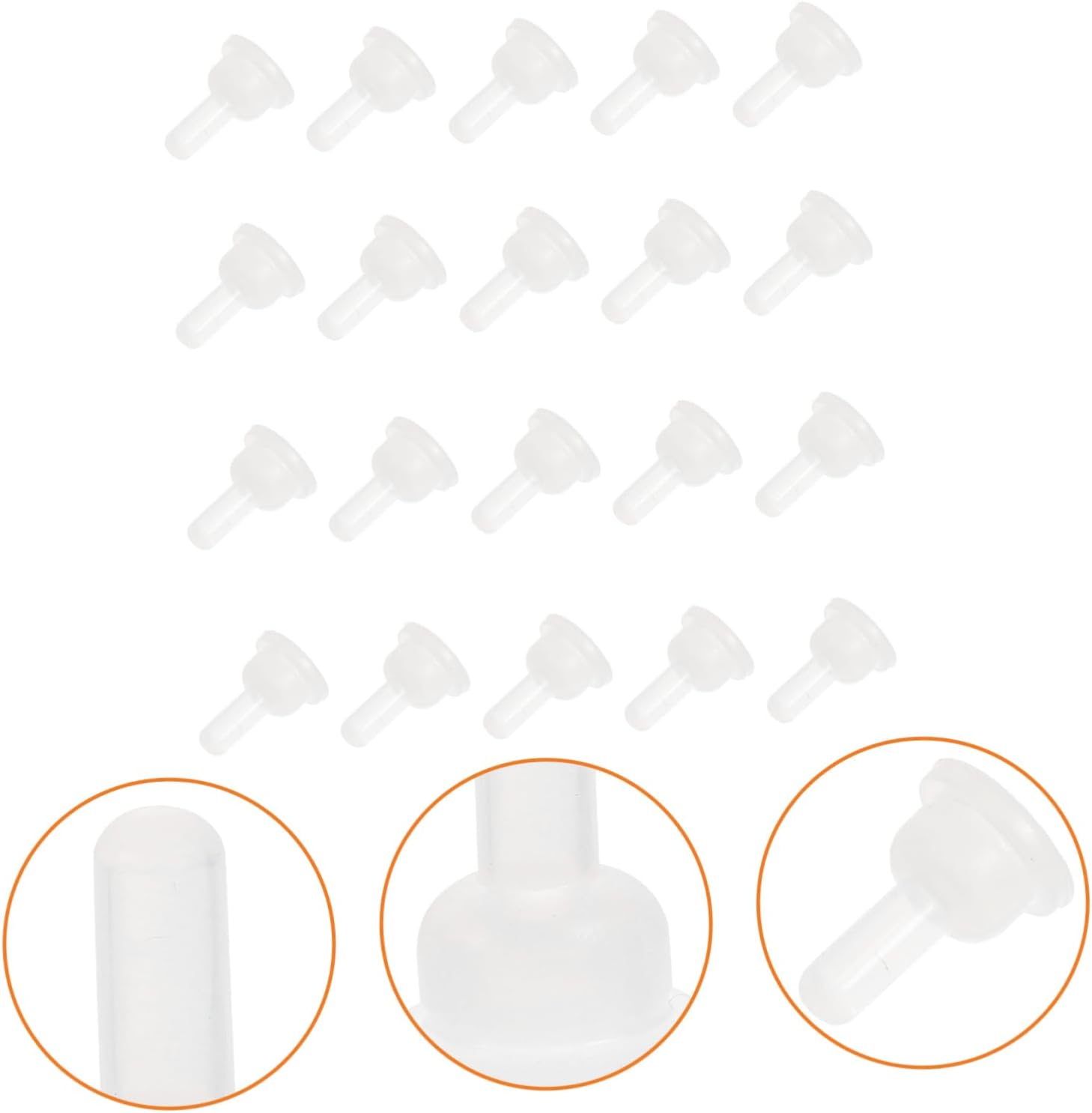 COLLBATH Pet Feeder Nipples for Safe Feeding Kitten Nipples Compatible Puppy Nursing Bottles