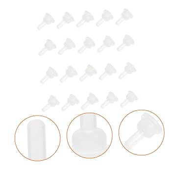 40Pcs Silicone PET Nurser Nipples Replacement Pacifiers for Kittens Puppies Rabbits Soft Sturdy Feeding Bottles Accessories