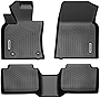 OEDRO Floor Mats Compatible for 2018-2023 Toyota Camry Standard Models, Unique Black TPE All-Weather Guard Includes 1st and 2nd Row: Front, Rear, Full Set Liners ( Not for Hybrid )