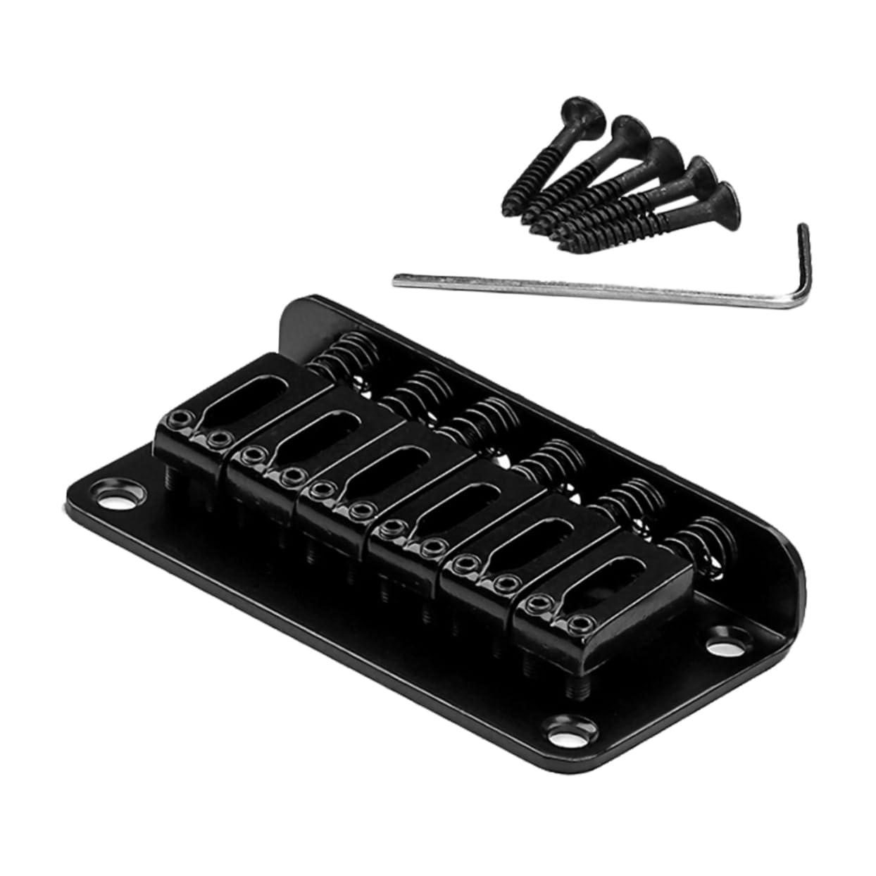 VICASKY 4 juegos de guitarra eléctrica Tremolo Bridge Spring Metal Guitarra Bridge Cordal para un mejor rendimiento