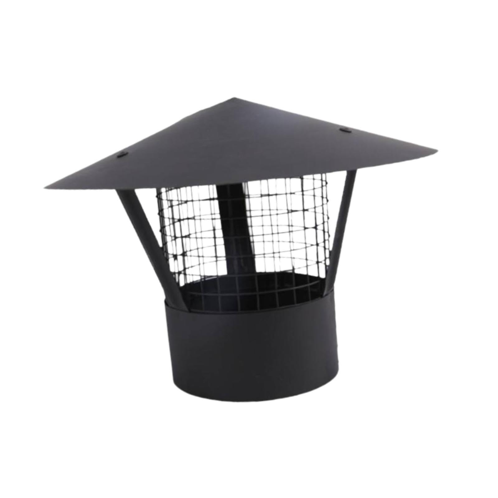 Cubierta de ventilación para chimenea de acero inoxidable, Apto para tubería de 200 mm