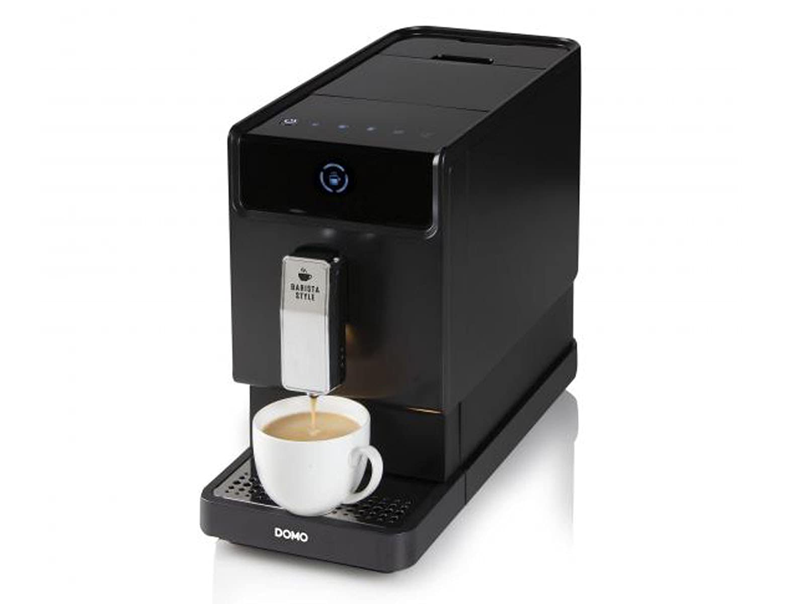 DOMO Macchina da caffè da chicco a tazza DO718K