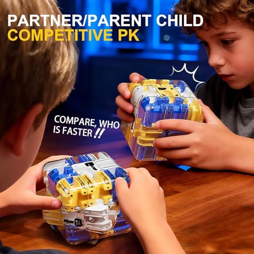 Image of 3D Maze Cube Ball Puzzle Game for Kids & Adults | Labyrinth Brain Teaser Toy for Logical Thinking, Focus & Hand-Eye Coordination | Handheld Educational & Stress Relief Toy