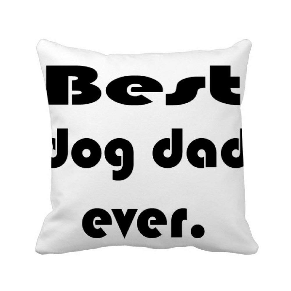 Housse de coussin Best Dog Dad Ever le cadeau idéal pour la Fête des Pères