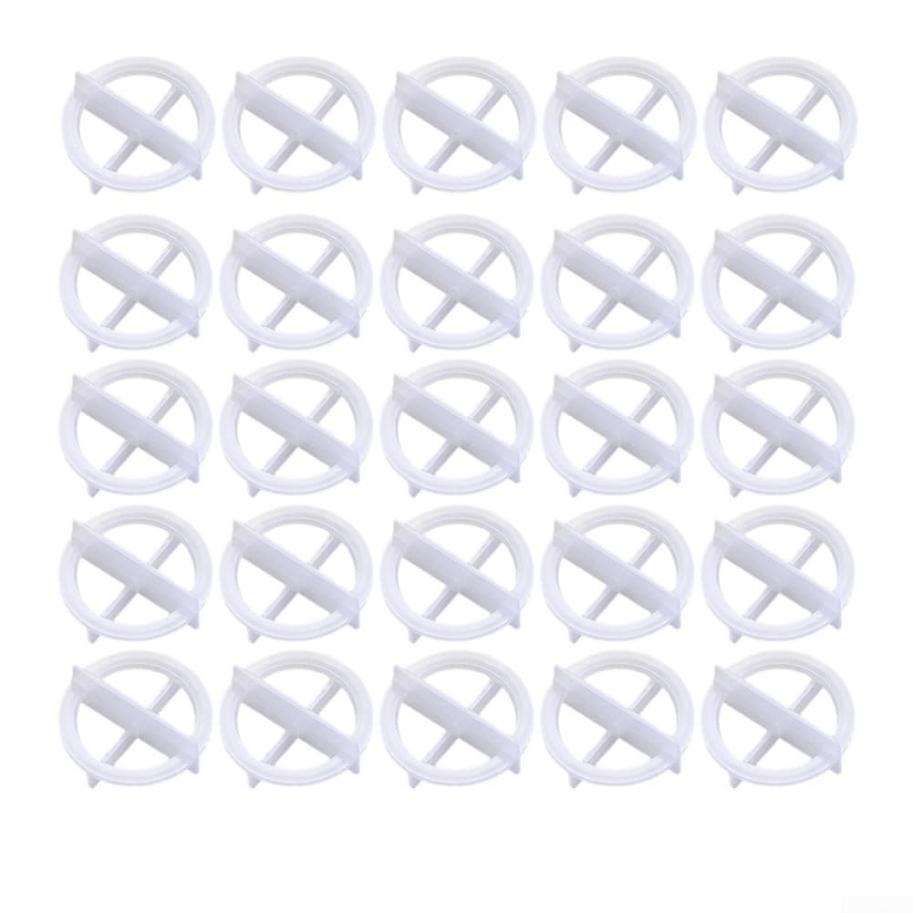 Distanziatori a croce riutilizzabili per pavimenti e pareti, in granito e porcellana, 100 pezzi, 1-3 mm (bianco, 1 mm)