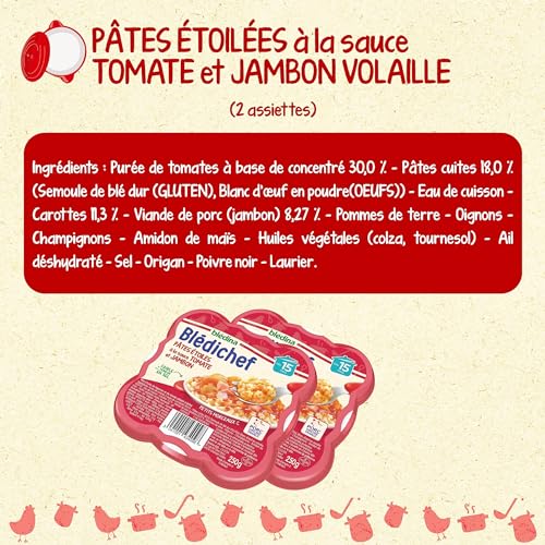 Blédina - Blédichef - 8 petits plats pour bébé - Repas midi et soir - Dès 15 Mois - 5 recettes - Pack de 8 – Image 5