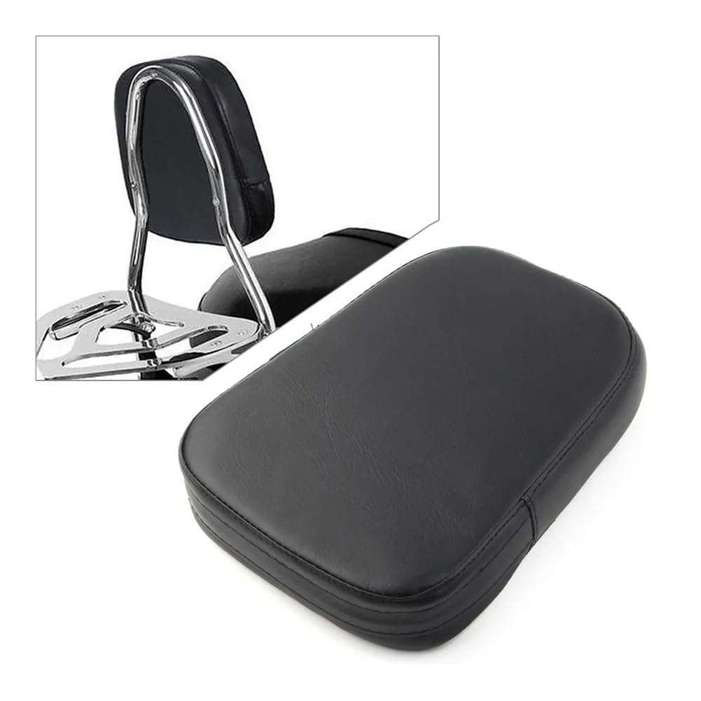 Coussin de dossier moto en cuir PU pour passager Chopper - 4