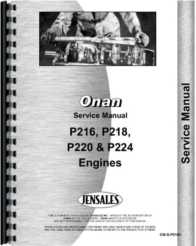 Onan P220 Engine Service Manual