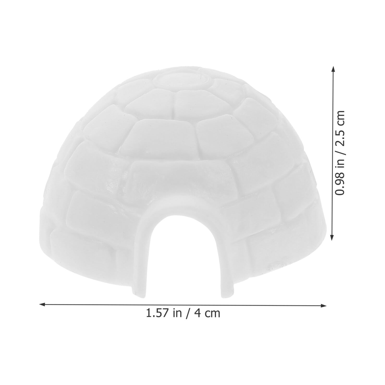 TOYANDONA Dollhouse Ice House Miniature Igloo Figurine 6pcs Realistic Polar Toys Figures Toy Mini Dollhouse Micro Landscape Decoration Mini Igloos - Image 2