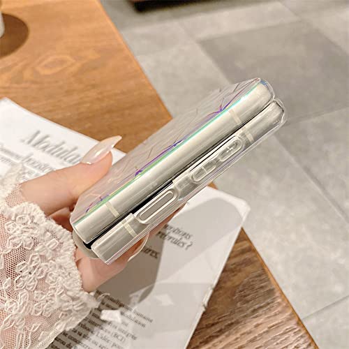 Coque antichoc Z Flip 4 avec protection renforcée et reflets brillants colorés - 6