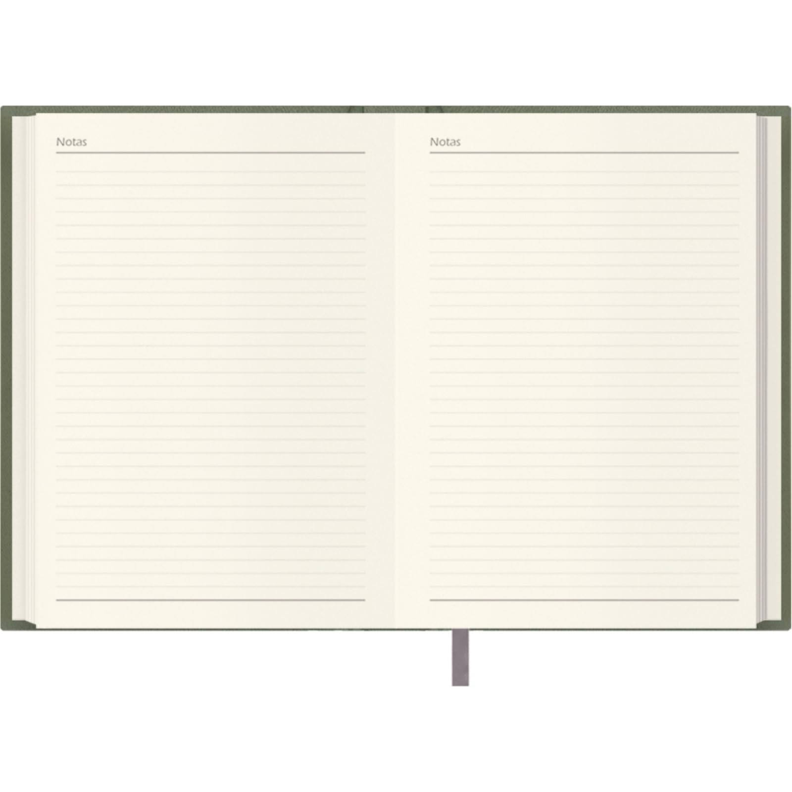 Dohe - Agenda 2026 - Día Página, Tamaño A5 (14x20 cm), Tapa Dura de Polipiel, 12 Meses Enero a Diciembre, Planificador Anual en Español con Marcapáginas - Lausana Verde