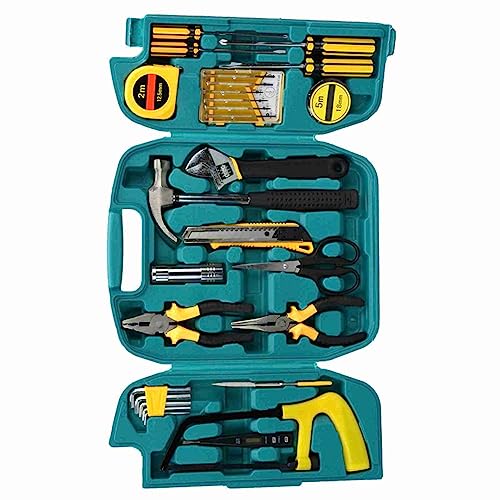 Kit de herramientas combinadas para reparación doméstica 27 piezas miniatura 5