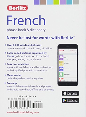 Berlitz Phrase Book & Dictionary French (Bilingual dictionary) (Berlitz Phrasebooks) - Image 2