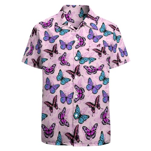 Chemise boutons fantaisie des années 90 BONLOR respirante taille 5XL