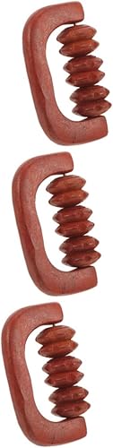Miniatura 11 de Wooden Massage Roller Handheld Muscle for Relaxation and Portable Body Massage Tool for Home Gym and Travel Use As Shown,Como se muestra